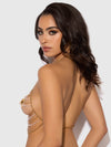 Pearl & Chain Draped Bralette from Love It Curvy