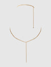 Pearl & Chain Draped Bralette from Love It Curvy