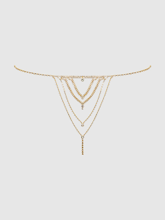 Rhinestone V-Front Panty from Love It Curvy
