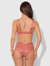 Yvone Unlined Cutout Mesh Bra & Hipster from Love It Curvy