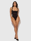 Yvone Shimmer Mesh Bodysuit from Love It Curvy