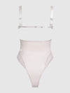 Yvone Shimmer Mesh Bodysuit from Love It Curvy