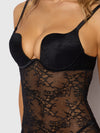 Yvone Lace Plunge Push Up Gown | Love It Curvy