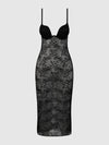 Yvone Lace Plunge Push Up Gown | Love It Curvy