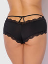 Vera Micro & Lace Trim Strappy Back Cheeky from Love It Curvy