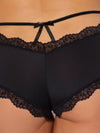 Vera Micro & Lace Trim Strappy Back Cheeky from Love It Curvy
