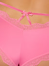 Vera Micro & Lace Trim Strappy Back Cheeky from Love It Curvy
