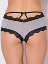 Vera Micro & Lace Trim Strappy Back Cheeky from Love It Curvy