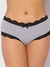 Vera Micro & Lace Trim Strappy Back Cheeky from Love It Curvy