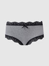 Vera Micro & Lace Trim Strappy Back Cheeky from Love It Curvy