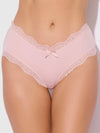 Vera Micro & Lace Trim Strappy Back Cheeky from Love It Curvy