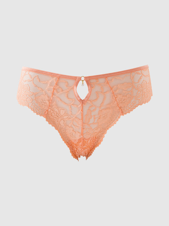 Gigi Stretch Lace Keyhole Tanga from Love It Curvy