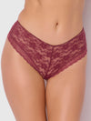Caitlin Lace Cheeky With Mesh Lining from Love It Curvy