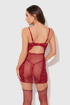 Dezi Lace & Chain Chemise Set from Love It Curvy