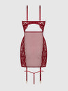 Dezi Lace & Chain Chemise Set from Love It Curvy