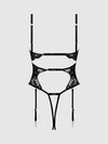 Cecily Lace & Chain Gartered Teddy from Love It Curvy