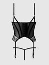Eden Embroidered Lace Bustier & G-String Set from Love It Curvy