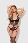 Eden Embroidered Lace Teddy from Love It Curvy