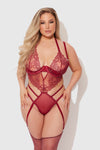 Eden Embroidered Lace Teddy from Love It Curvy