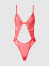 Eden Embroidered Wirefree Teddy from Love It Curvy
