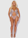 Eden Embroidered Wirefree Teddy from Love It Curvy