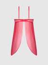 Eden Embroidered Mesh & Satin Babydoll from Love It Curvy