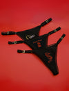 Dragon Stretch Cotton G-String 3 Pack from Love It Curvy