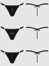 Dragon Stretch Cotton G-String 3 Pack from Love It Curvy
