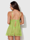 Shavon Lace & Chiffon Babydoll & G-String Set from Love It Curvy