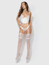 Bridal Satin & Lace Bustier & Backless Hipster Set from Love It Curvy