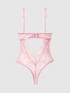 Blair Satin & Lace Corseted Underwire Teddy from Love It Curvy