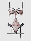 Nova Blacklight Lace Teddy from Love It Curvy