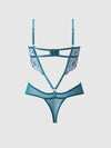 Nova Blacklight Lace Teddy from Love It Curvy
