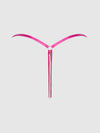 Nova Blacklight Lace Crotchless Pearl G-String from Love It Curvy