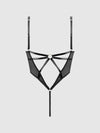 Raquel Mesh & Silky Micro Underwire Bodysuit from Love It Curvy