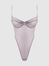 Raquel Mesh & Silky Micro Underwire Bodysuit from Love It Curvy
