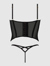 Ashley Alexiss Lace Bustier & G-String Set from Love It Curvy