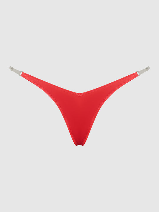 Krystal Clear Strap Thong from Love It Curvy