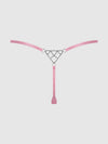 Krystal Rhinestone Net Back G-String from Love It Curvy