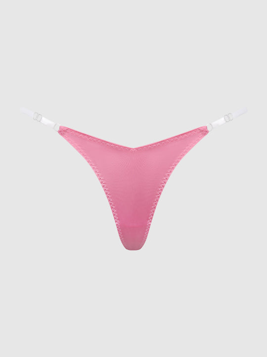 Krystal Clear Side Slider Thong from Love It Curvy
