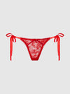 Victoria Lace Drop Off Tie Side G-String from Love It Curvy