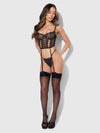 Eve Lace & Chain Bustier & G-String Set from Love It Curvy