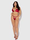 Brigeta Satin Open Back Hipster from Love It Curvy