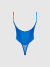 Madeline Satin & Lace Push Up Teddy from Love It Curvy