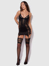 Madeline Satin & Lace Chemise & G-String Set from Love It Curvy