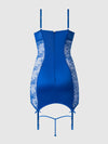 Madeline Satin & Lace Chemise & G-String Set from Love It Curvy