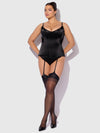 Juliet Satin Full Boning Scoop Neck Corset from Love It Curvy