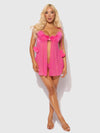 Marilyn Marabou & Mesh Babydoll & G-String Set from Love It Curvy