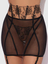Delilah Embroidered Open Back Half Skirt from Love It Curvy