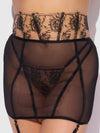 Delilah Embroidered Open Back Half Skirt from Love It Curvy